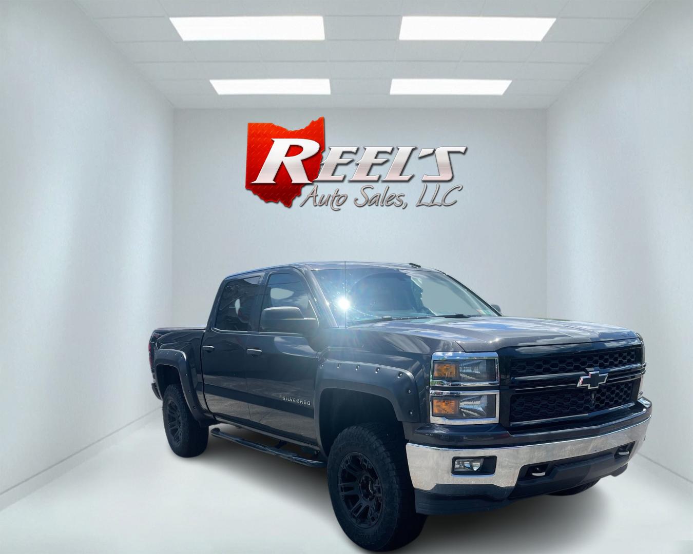 2014 Gray /Black Chevrolet Silverado 1500 LT Crew Cab 4WD (3GCUKREC7EG) with an 5.3L V8 OHV 16V engine, 6-Speed Automatic transmission, located at 11115 Chardon Rd. , Chardon, OH, 44024, (440) 214-9705, 41.580246, -81.241943 - Photo#2